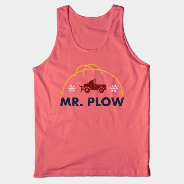 Mr. Plow Logo (color) Tank Top by Zachterrelldraws